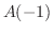 $A(-1)$