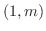$(1,m)$