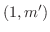 $(1,m')$