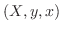 $(X,y,x)$