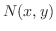 $N(x,y)$
