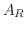 $A_{R}$