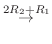 $\displaystyle \stackrel{2 R_{2} + R_{1}}{\rightarrow }$