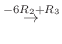 $\displaystyle \stackrel{-6 R_{2} + R_{3}}{\rightarrow }$