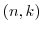 $(n,k)$