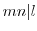 $mn \vert l$