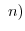 $\ n)$
