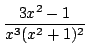 $\displaystyle \frac{3x^2 - 1}{x^3 (x^2 + 1)^{2}}$