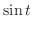 $\displaystyle \sin{t}$