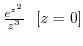 $\frac{e^{z^2}}{z^3}   [z = 0]$