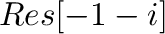 $\displaystyle Res[-1-i]$