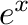 $\displaystyle e^{x}$