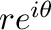 $re^{i\theta}$