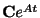 $ {\bf C}e^{At}$