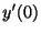 $ y^{\prime}(0)$