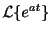 $\displaystyle {\cal L}\{e^{at}\}$