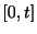 $ [0,t]$