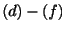 $ (d)-(f)$