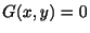 $ G(x,y) = 0$
