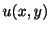 $\displaystyle u(x,y)$