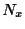 $ N_{x}$