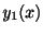 $ y_{1}(x)$