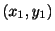 $ (x_{1},y_{1})$