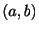 $ (a,b)$