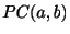 $ PC(a,b)$
