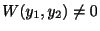 $ W(y_{1},y_{2}) \neq 0$