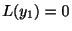 $ L(y_{1}) = 0$