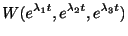 $\displaystyle W(e^{\lambda_{1}t},e^{\lambda_{2}t},e^{\lambda_{3}t})$