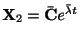$ {\bf X}_{2} = \bar{\bf C}e^{\bar{\lambda} t}$