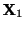 $ {\bf X}_{1}$