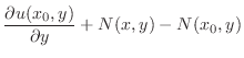 $\displaystyle \frac{\partial u(x_{0},y)}{\partial y} + N(x,y) - N(x_{0},y)$