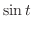 $\displaystyle \sin{t}$