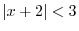 $\displaystyle \vert 2x + 3\vert > 5$