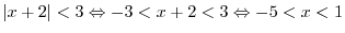 $\displaystyle \vert 2x+3\vert > 5 \Leftrightarrow 2x+3 > 5 \ {\rm or}\ 2x+3 < -5$