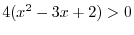$\displaystyle{0 < \vert x-3\vert < 8}$