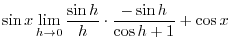 $\displaystyle f^{\prime}(0) = \lim_{h \rightarrow 0}\frac{f(0+h) - f(0)}{h} = \...
... 0}\frac{h^2 \sin{\frac{1}{h}}}{h} = \lim_{h \rightarrow 0}h\sin{\frac{1}{h}}. $