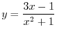 $\displaystyle{1. \ y = 3x^{3} + 2x +3}$