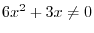 $\displaystyle (-\infty, -\frac{1}{2}) \cup (-\frac{1}{2}, 0) \cup (0, \infty)\e...
...fty, -\frac{1}{2})$, $(-\frac{1}{2}, 0)$, $(0, \infty)$. Thus we use $cup$.}}
$