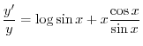 $\displaystyle \frac{dx}{dy} = \frac{1}{dy/dx} $