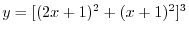 $\displaystyle{y = x^{\alpha}}$