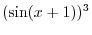 $y = x^{\alpha}$