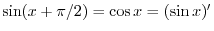 $\displaystyle{y = \sin{(x^{2} + 1)}}$