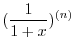 $\displaystyle{4. \ \frac{dt}{dx} = c\ \mbox{implies} \frac{d^n f(t)}{dx^n} = c^n \frac{d^n f(t)}{dt^n}}$