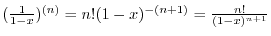 $\displaystyle{f^{(n)}{x} = \sin{(x + \frac{n \pi}{2})}}$