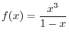 $\displaystyle{2. \ h(x) = x^3 e^{-x}}$