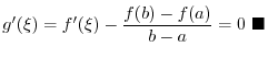 $(a,f(a)),(b,f(b))$